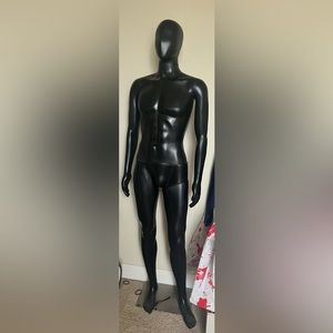 6 foot tall black mannequin- male